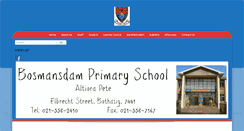 Desktop Screenshot of bosmansdam.primary-school.co.za